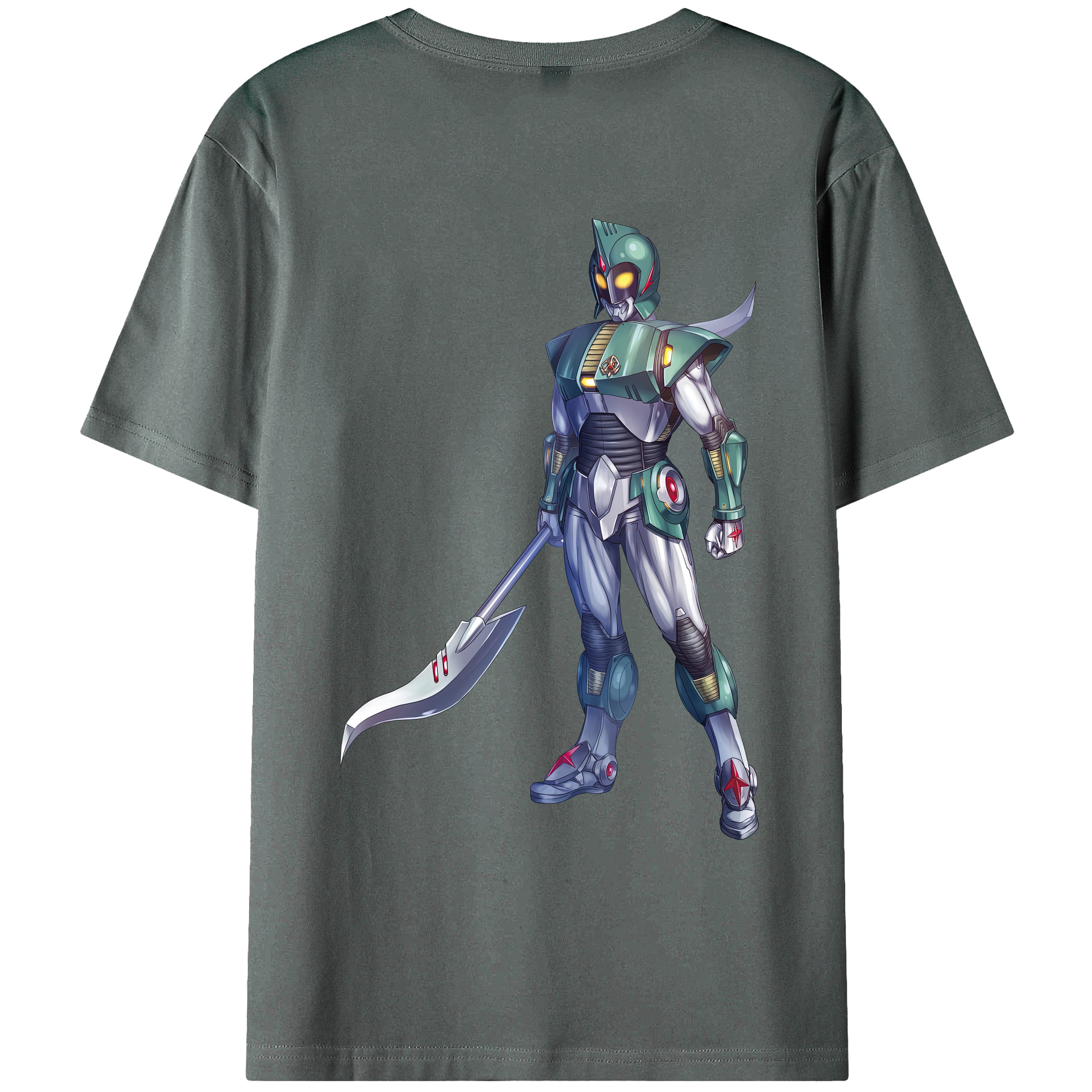 （画像用） ウルトラマン Ultraman 綿100％ メンズ半袖Tシャツ（バックプリント） 通気性